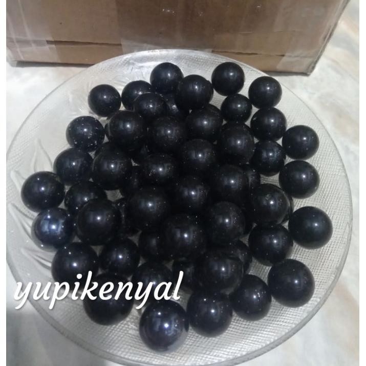 Terbaik Today Kelereng Gundu Keleci Hitam Full Pekat 50 Pcs