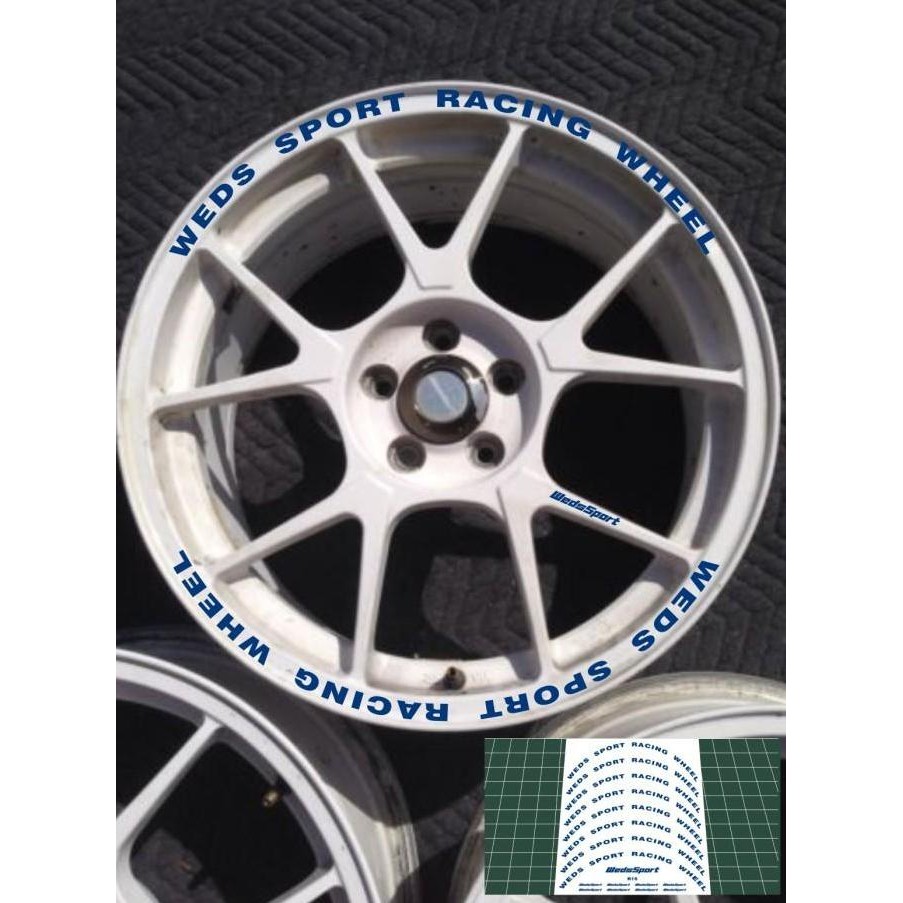 (Best) Sticker Velg Wedssport TC005
