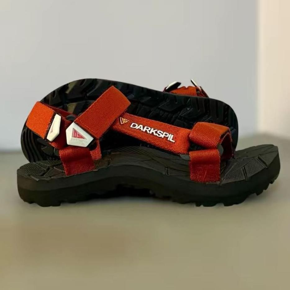 Sandal Gunung Darkspilsandal Jepit Merah Bata Pria Wanita 3643. Outdoor Flexible Ringan Karet Sendal