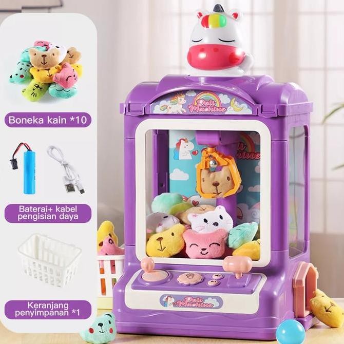 Mesin Capit Boneka / Mainan Capit / Mainan Edukasi Anak / Mainan Unik