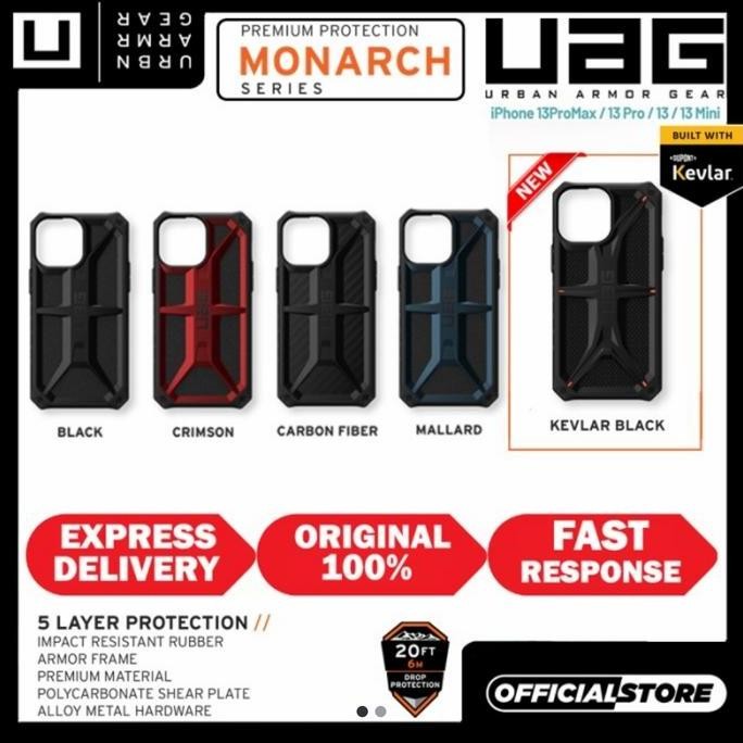 Case Iphone 13 Pro Max 13 Pro Uag Monarch Rugged Slim Shockproof