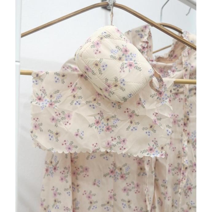 Mukena Traveling Parasut Korea Motif Bunga Type J