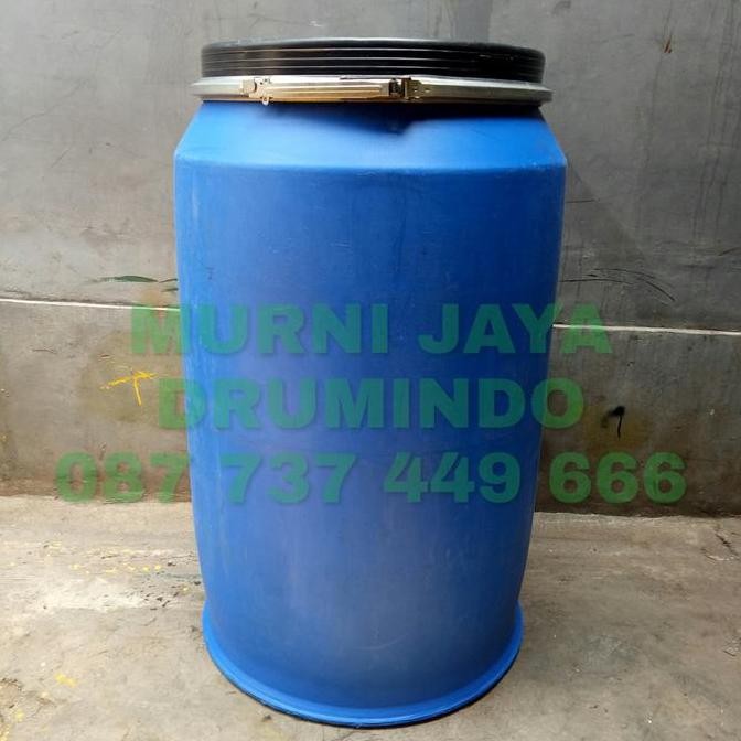 Drum plastik / tong plastik / drum sampah/ tong sampah HDPE 200 liter