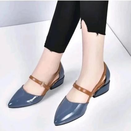 Sepatu Pantofel wanita HakTahu CinCin 3CM