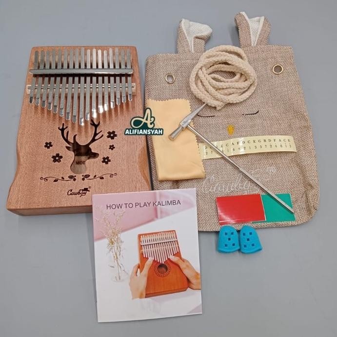 kalimba 17key kalimba cowboy piano jari 17kunci kecapi jari kalimba