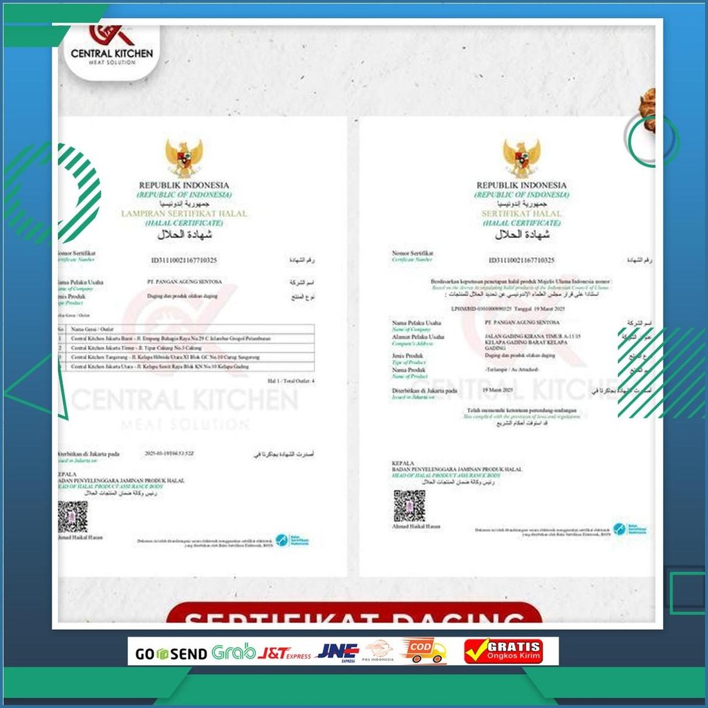 Lamb Leg Boneless / Daging Paha Kambing Domba Muda Aus 250Gr Gosend