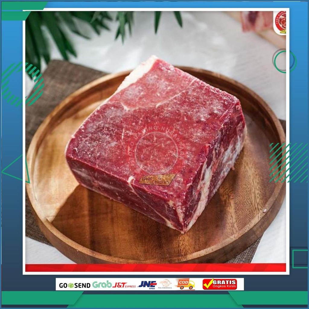 Daging Sapi Beku 1Kg Grab