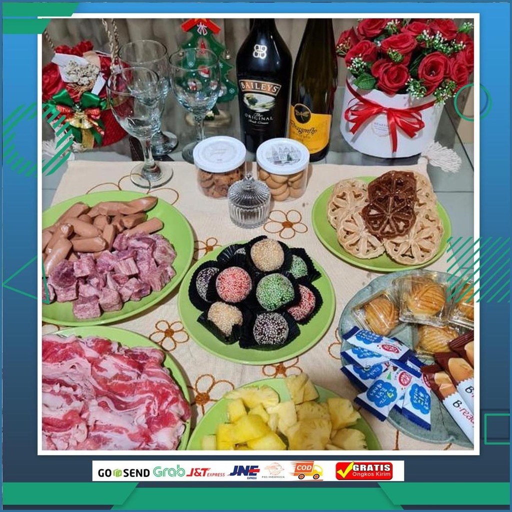 Promo Bundling Paket Bbq / Shabu-Shabu Bbq Grill / Barbecuan Ala Korea Sameday