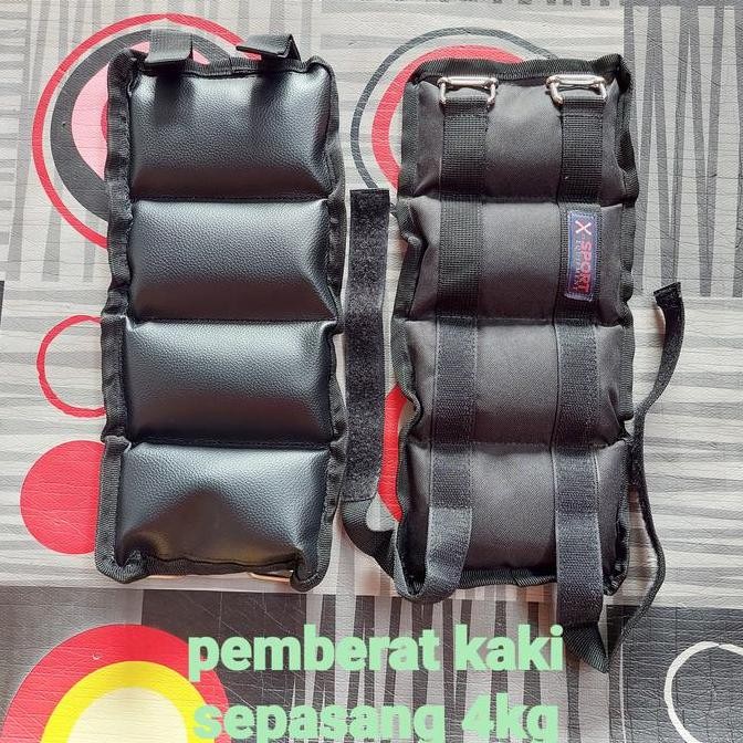 Pemberat kaki 4kg bendel kaki fitness Penguat otot kaki beban olahraga