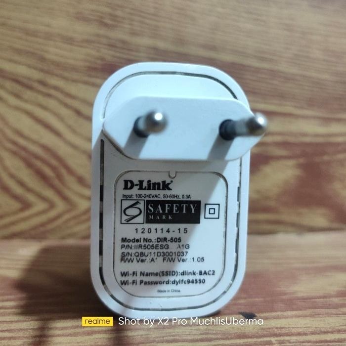 D-Link Dir-505 Plug In Repeater / Range Extender Wifi Dlink Dir505 Limited