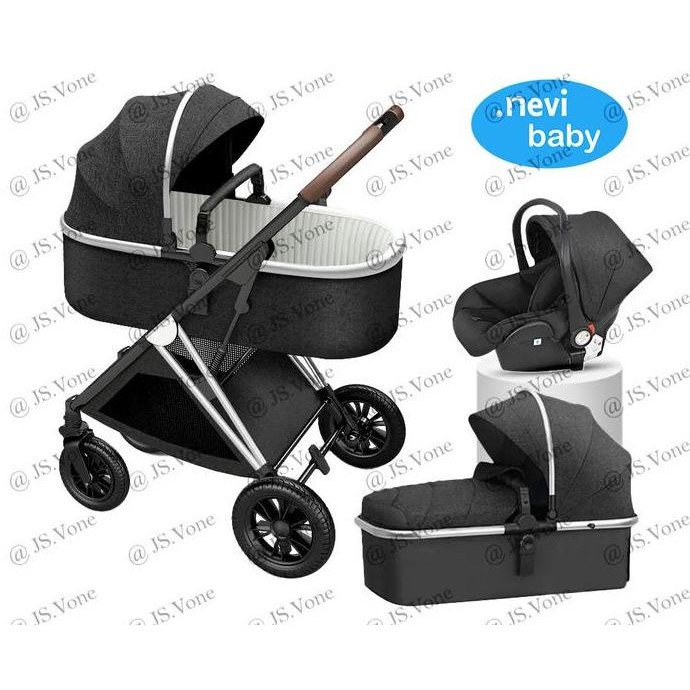Kereta Dorong Car Seat Bayi / Nevi Baby Stroller Cabin Size Reversible