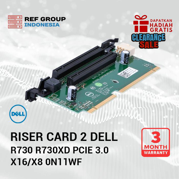 Riser Card 2 Dell PowerEdge R730 R730xd PCIe 3.0 x16/x8 0N11WF