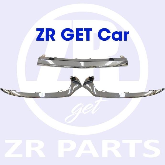 List Chrome Bemper Depan Mercedes Benz C Class W205 Facelift