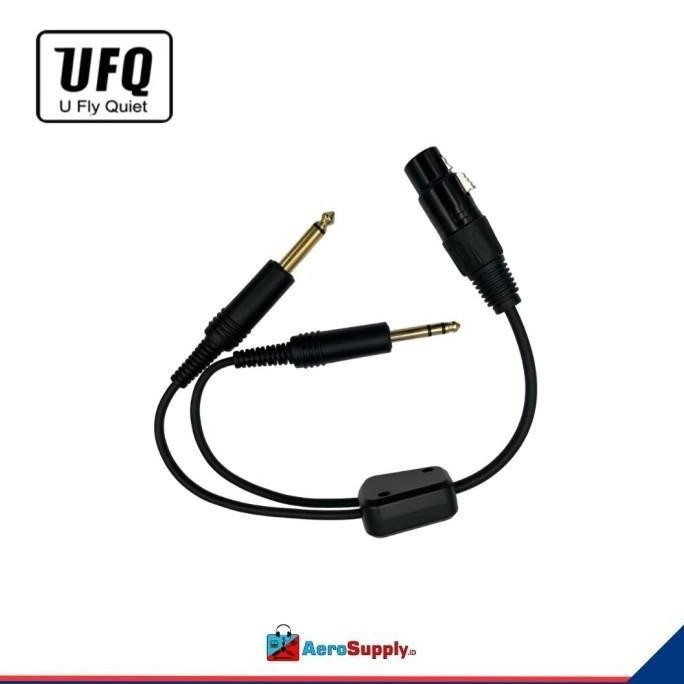 Adapter Headset Airbus Xlr To Dual Ga Boeing Plug Ufq