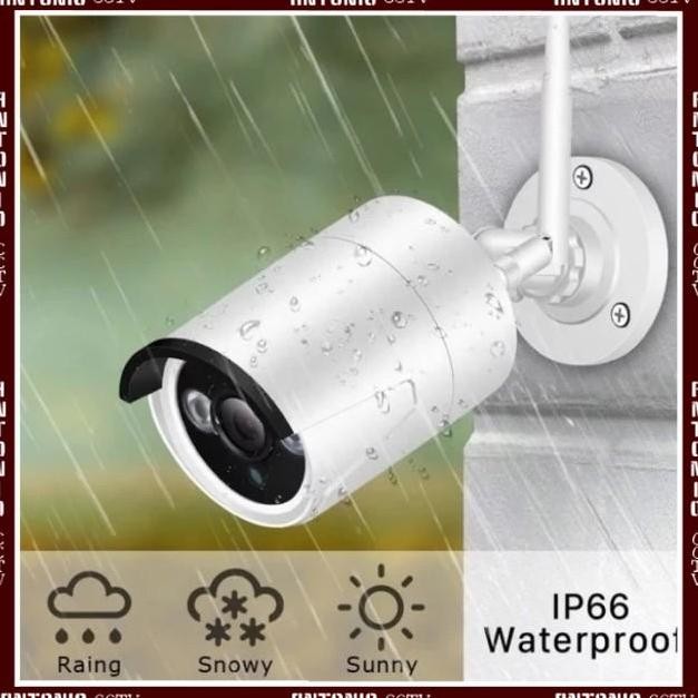 Ip Kamera Cctv Nvr Kit Outdor