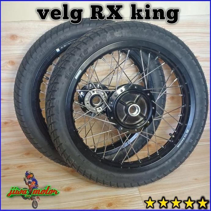 velg RX king ring 18 160 185 & 185 215 full set TK racing dan scarlet siap pasang