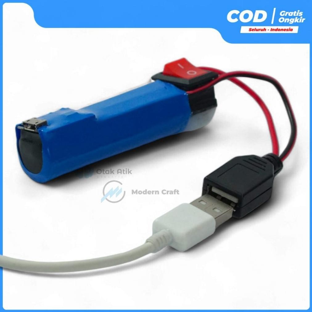 Ready_Stock_Cod Baterai Layang-Layangan Batre Cas Usb Powerbank Lampu Kembang Api Firework-Otakatik_