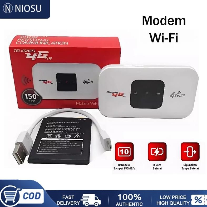 NIOSU Modem WIFI Mifi All Operator 4g Mudah Dibawa USB 500Mbps 4g Portable Mobile WiFi LTE Modem Kec