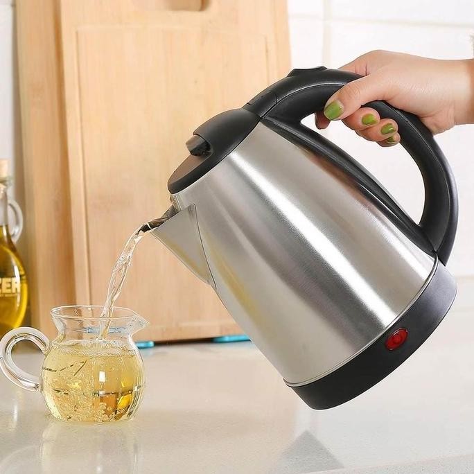 Teko Listrik Stainless SQRS 2L Pemanas Air Kettle Listrik Electric Kettle
