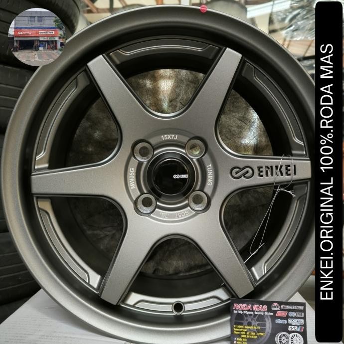 Velg Enkei SC57 (ORIGINAL) R15x7 pcd4x100 ET35 (Brio,airEV,City,Vios)