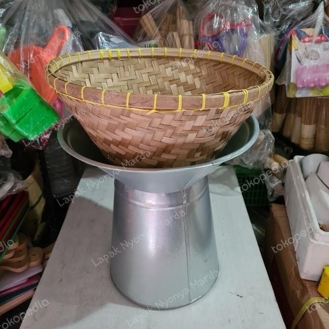 Dandang seeng alumunium kukusan