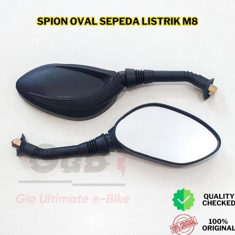Cod Spion Sepeda Listrik Model Oval Universal / Kaca Spion Sepeda Listrik / Spion Selis Ebike It34