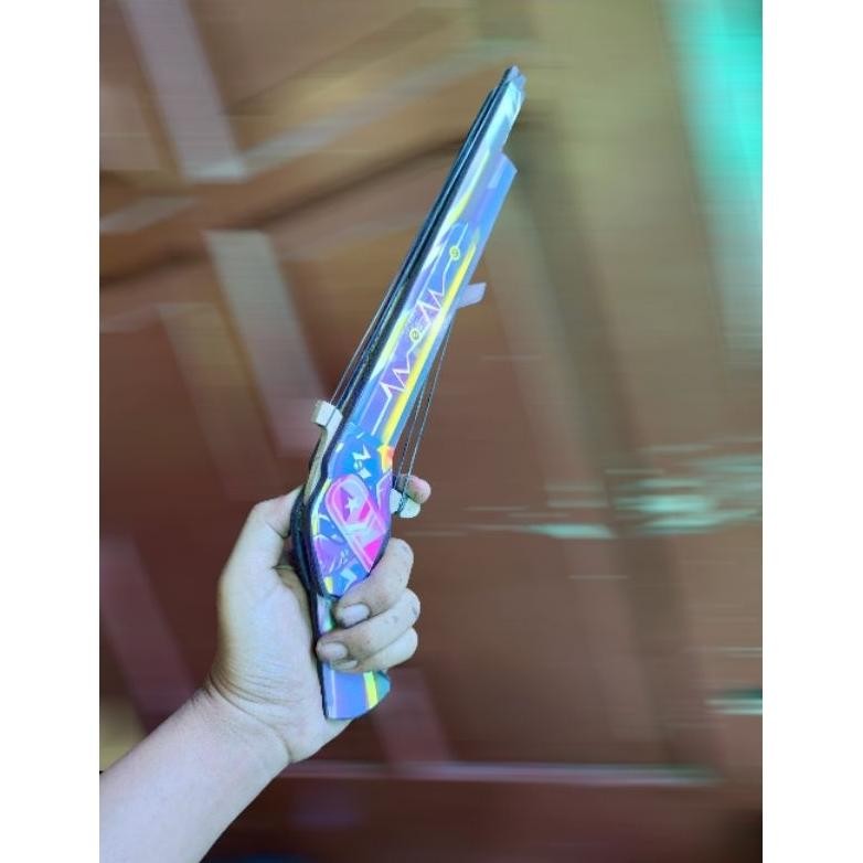 [Kecil Pistol Mainan Kayu Sg Adventure M1887 Ff Free Fire Tembakan Karet Ac-54