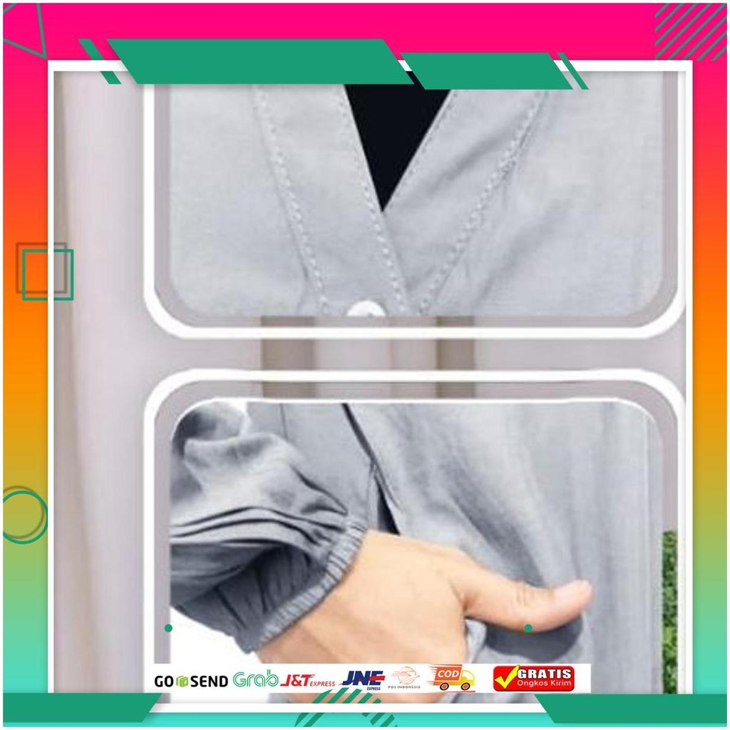 Tunik Polos Viscose Jumbo Merah Cabe Sameday