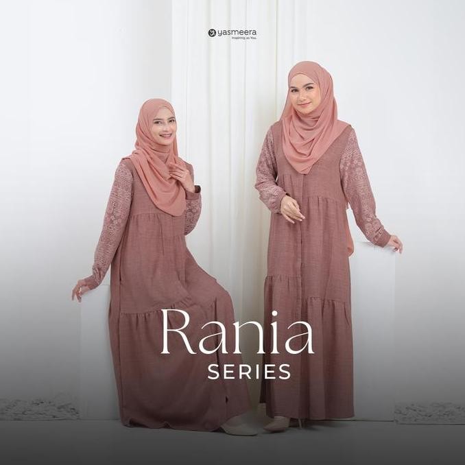 Yasmeera Official | Rania Dress (Gamis Brukat I Gamis Kondangan I Gamis Linen)