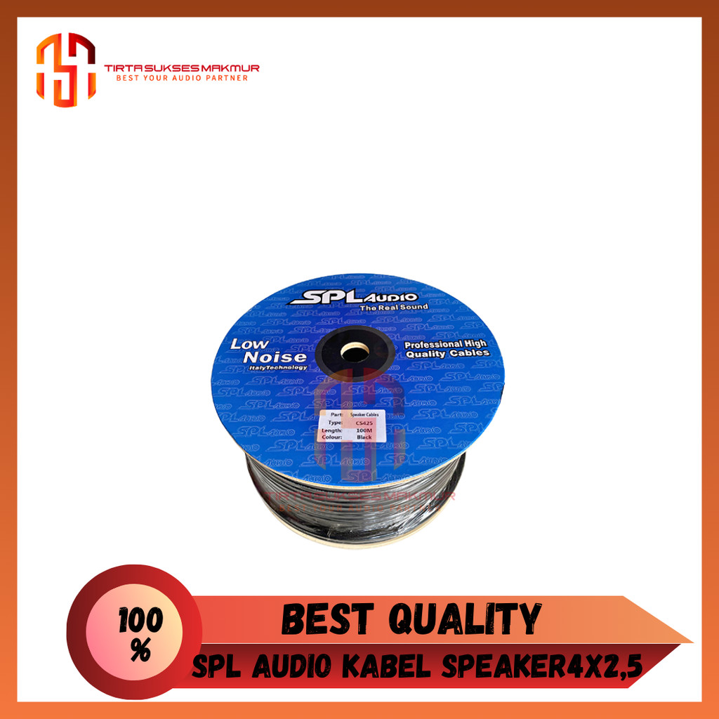 KABEL SPEAKER 4X2.5 SPL PER ROL 50 METER