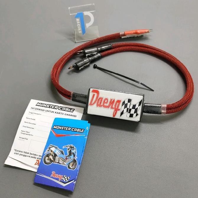 Monster Cable Daeng Nmax Aerox Pcx Adv Vario 125 150 160 Kabel Monster Daeng Motorcycle Original