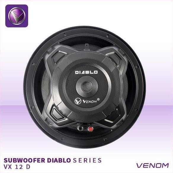 Subwoofer Mobil Venom Vx12D Diablo Sub 12 Inch Subwoofer Pasif Hitam