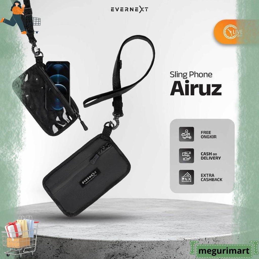 GradeOri Evernext - Sling Phone Pria Tas Gantung Leher Pria Tas Selempang Mini Handphone Pria - Airu