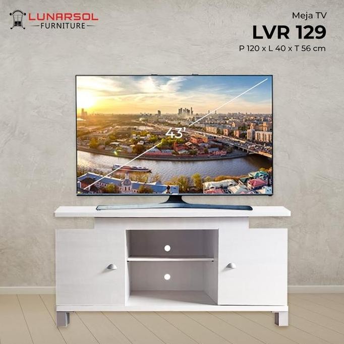 TERBARU - Buffet TV/ Meja TV Putih Murah Meriah | 129