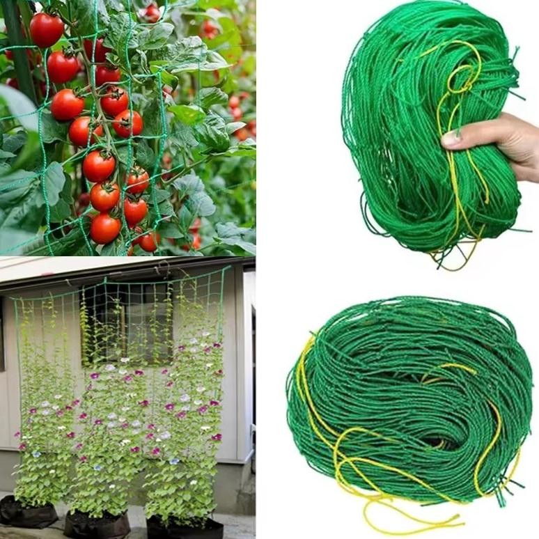 Baru - 100M Jaring Rambatan Tanaman Jaring Merambat Kuat Buah Anggur Sayuran Plant Climbing Net