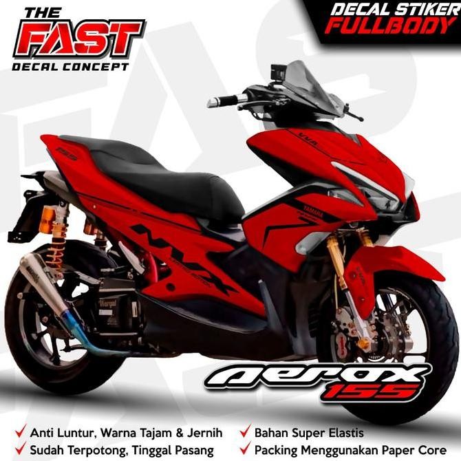 Decal Sticker Variasi Fullbody Aerox 155 Vva Old Nvx - Dekal Stiker Aerox New Decal Stiker Motor Aer