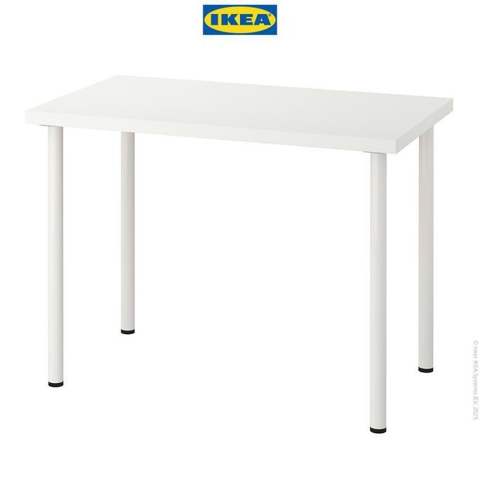 TERBARU - IKEA LINNMON Meja Minimalis Berkualitas Putih 100x60 cm