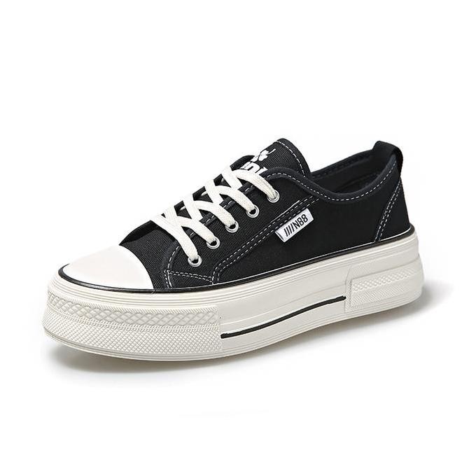 CANI Black Shoes Collection -  Sepatu Hitam Sekolah Sneakers Pria & Wanita