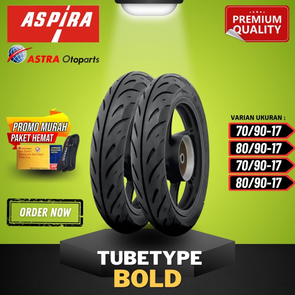 [READY COD] BAN ASPIRA TUBETYPE (NON TUBELESS) ASPIRA BOLD RING 14 17 / BAN LUAR ASPIRA RING 17 / BA