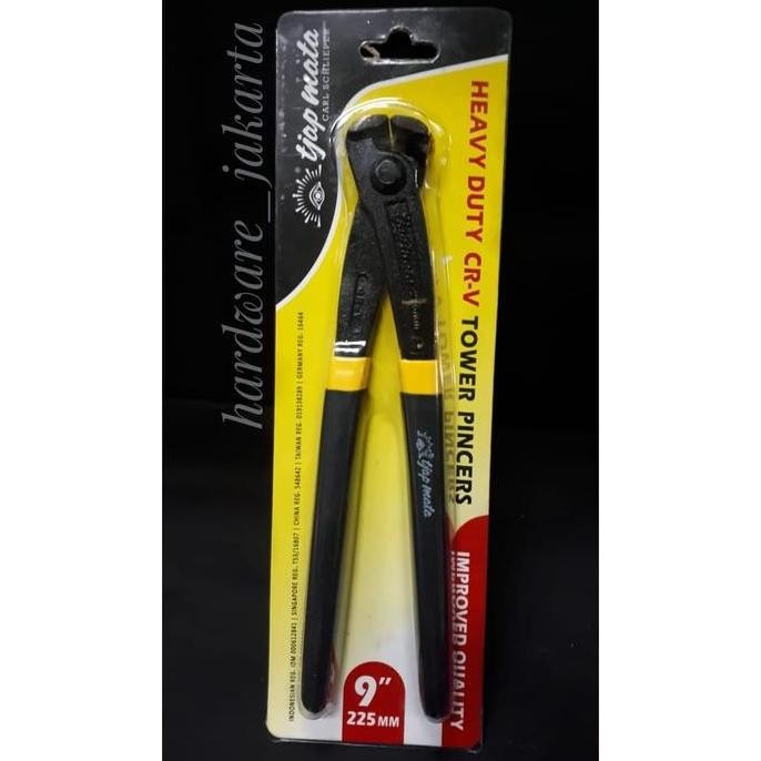 Tang Kakatua/Tang Gegep/Tower Pincers Cr-V 9" Hd Tjap Mata