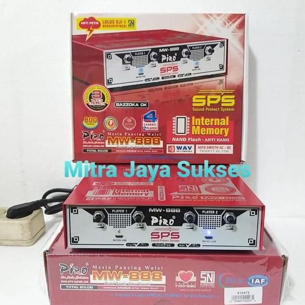 Ampli Walet Piro Mw 888 Anti Petir With Memory Internal Dan Free Suara Amplifier Walet Piro Mw 888
