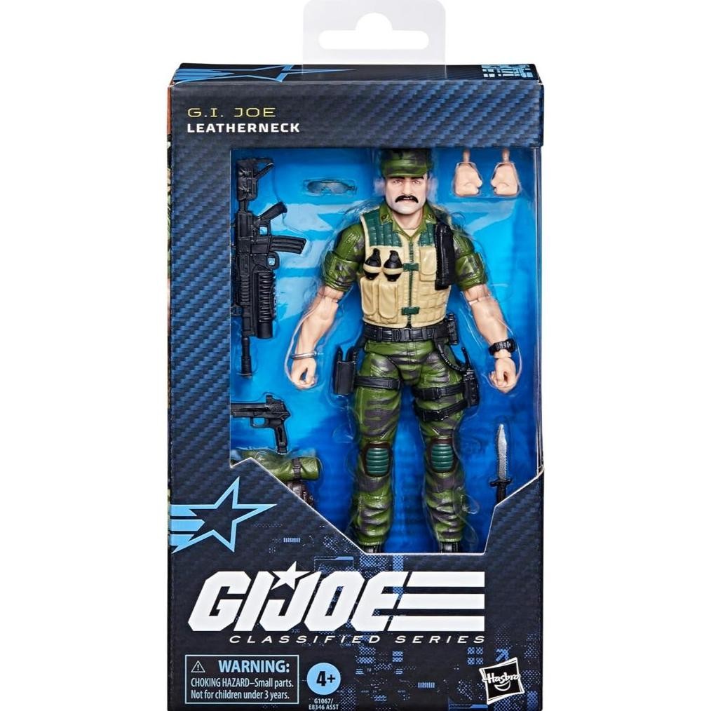 TERJAMIN ASLI READY G.I. JOE CLASSIFIED SERIES #148, LEATHERNECK, ACTION FIGURE KOLEKSI 6 INCI