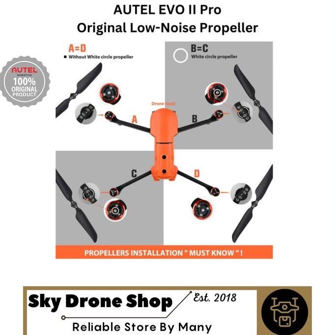 Propeller Baling-Baling Autel Evo 2 Pro Charger Baterai Evo Ii Series Autel Evo Ii Pro V3 Evo Ii Pro