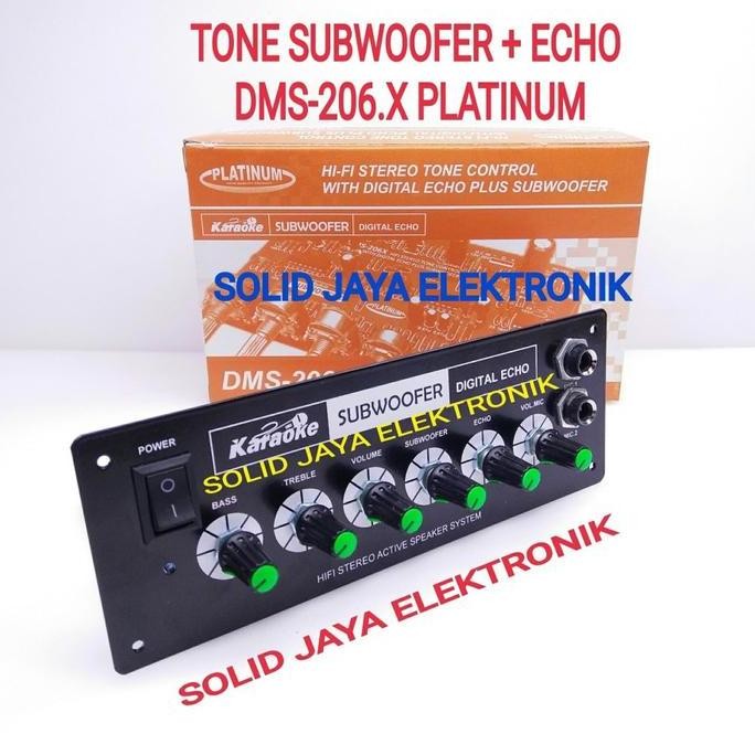 Tone Control Aktif Stereo Dms206 Dms-206.X Dms 206 Plus Panel Stereo Tone Kontrol Active Digital Ech