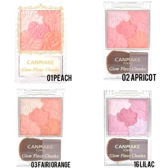 Canmake Glow Fleur Cheeks Jepang