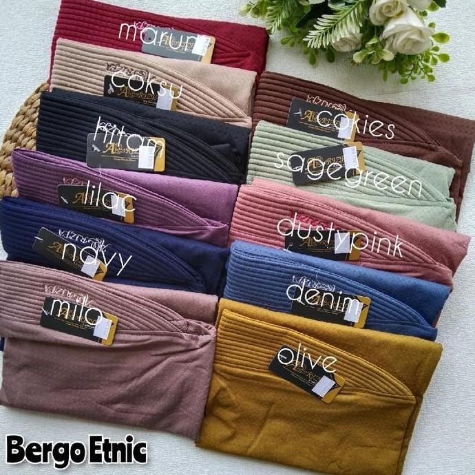 Promo Jilbab Instan Bergo Etnic ORI Arrizfa COD