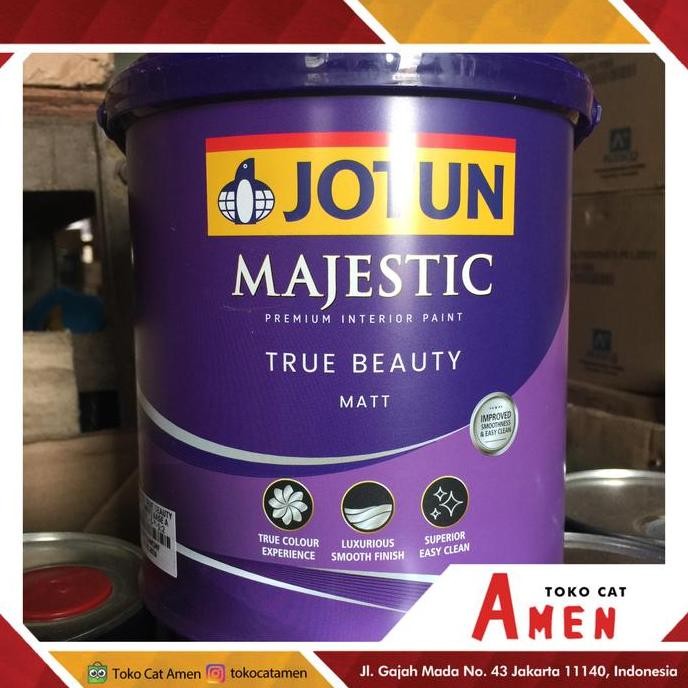 Jotun Majestic True Beauty Matt 2.5Lt - Blackened Black / Cat Tembok