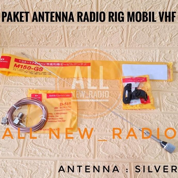 BEBAS ONGKIR - PAKET ANTENA RIG MOBIL VHF M150 GS GSA ANTENA RIG ICOM YAESU KENWOOD