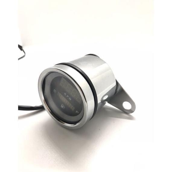 Speedometer Fuel Meter 2in1 Digital Rpm Plus Amper Bensin Digital LED Universal motor/mobil dill