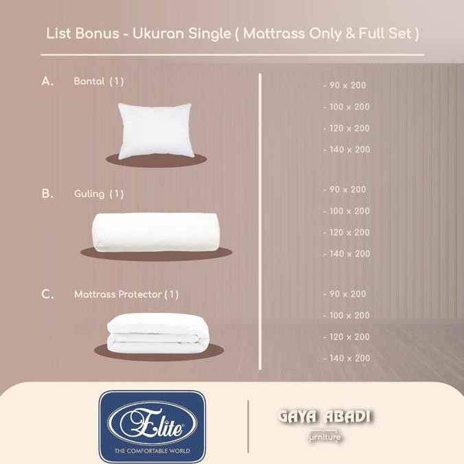 Springbed Elite Infinity Classy / Kasur Infinity Classy - Elite Springbed